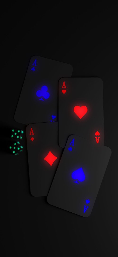 NeonAcesDiceWallpaper - Related StockWalls wallpaper