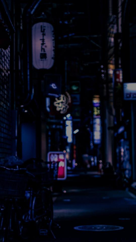 Night Alley in Japan - Related OpersCraft wallpaper