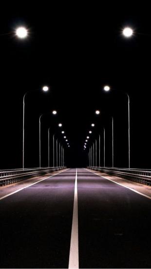 Night Bridge Lights