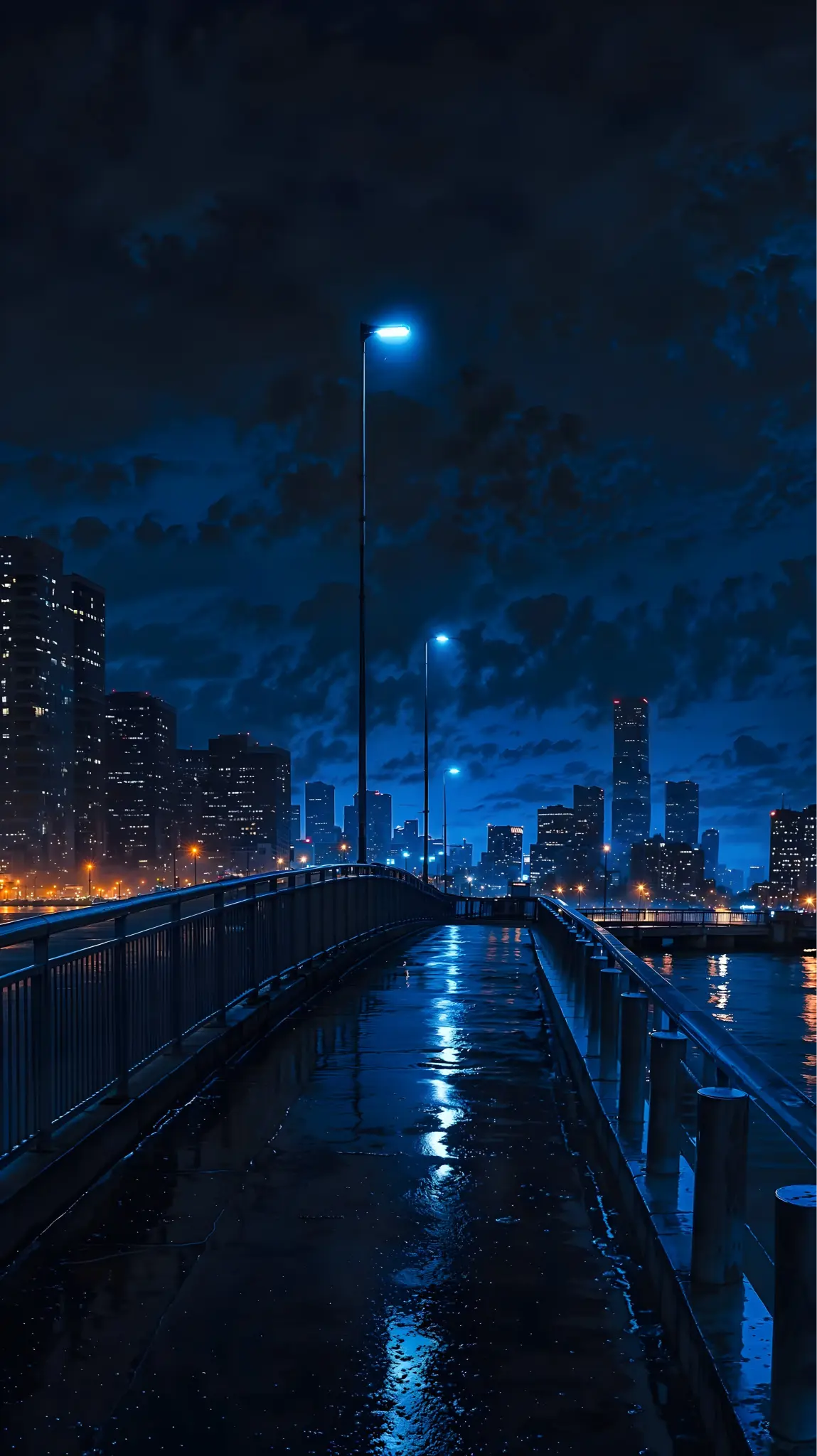 Night City Bridge - Related OpersCraft wallpaper