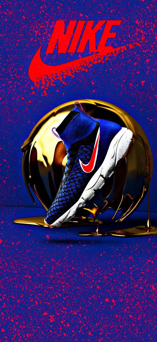 Nike Shoe Gold Drip