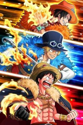 One Piece Brothers Trio - one piece Wallpaper
