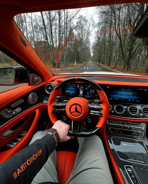 Orange Mercedes Interior Drive - Related OpersCraft wallpaper