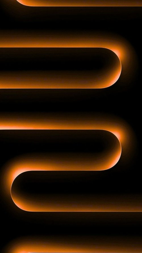 Orange Neon Curves - Related OpersCraft wallpaper