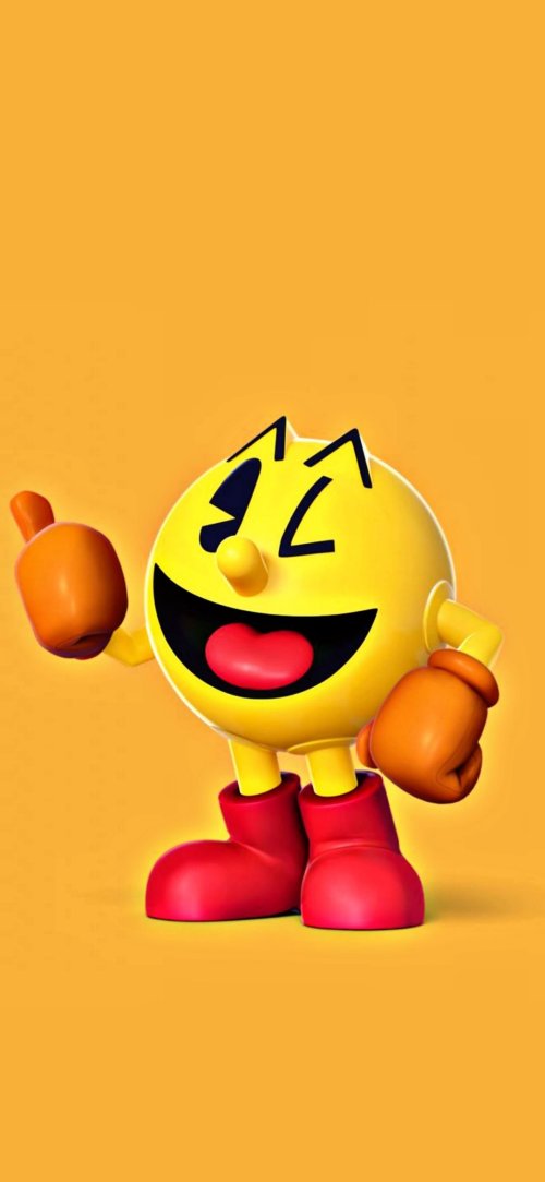 Pac-Man Character Art - emoji Wallpaper