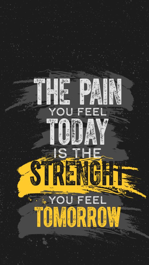 Pain and Strength Quote - Related Darkify wallpaper