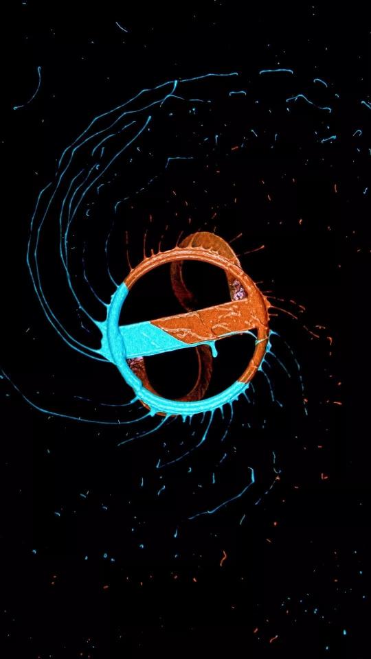 Paint Splash Collision - Related Darkify wallpaper