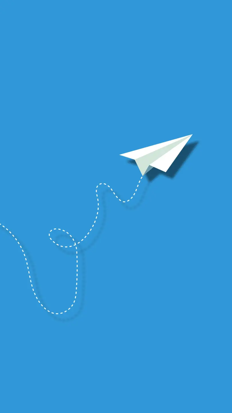 Paper Airplane Flight Path