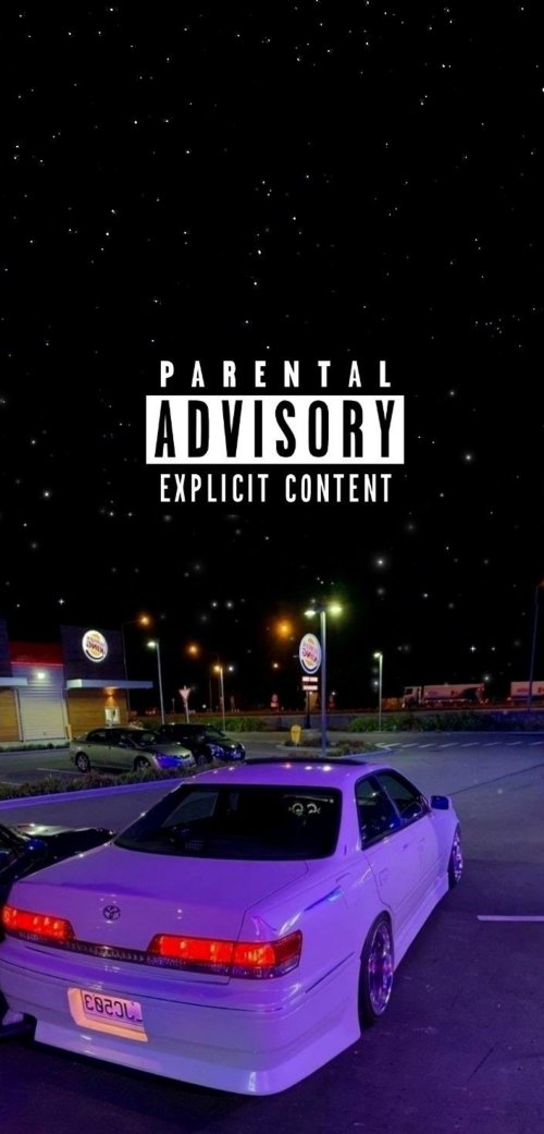 Parental Advisory Car Scene - dope Wallpaper