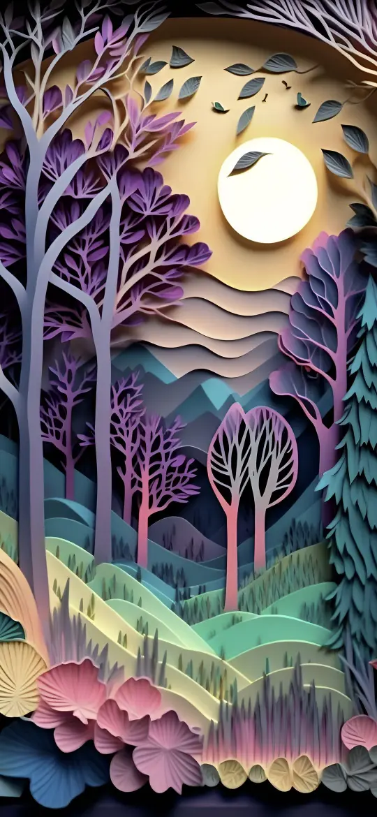 Pastel Forest Dreamscape - Related OpersCraft wallpaper