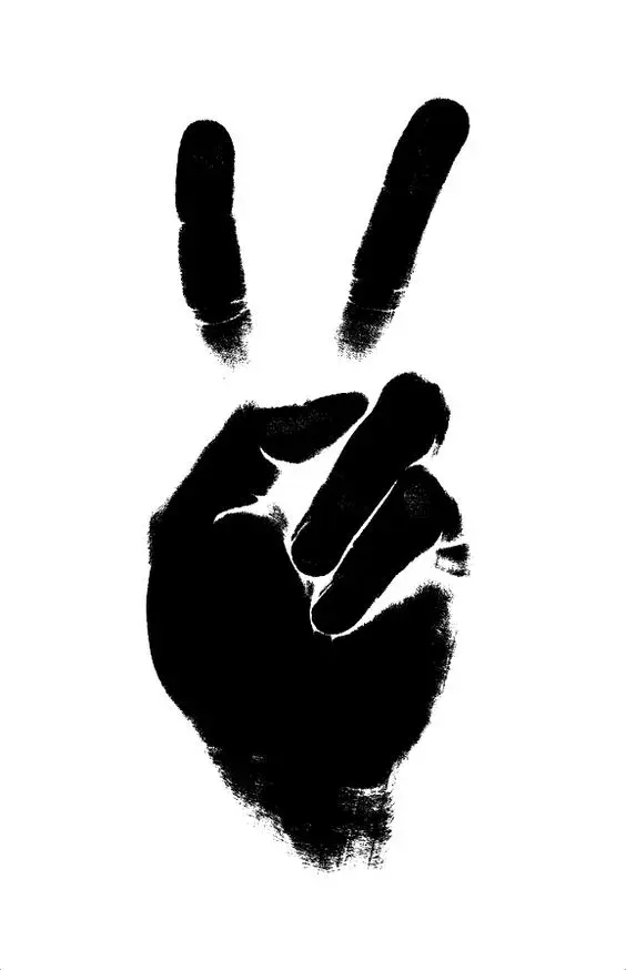 Peace Sign Silhouette - Related OpersCraft wallpaper