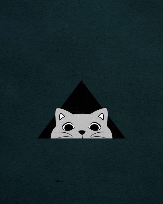 Peeking Cat Illustration - Related OpersCraft wallpaper