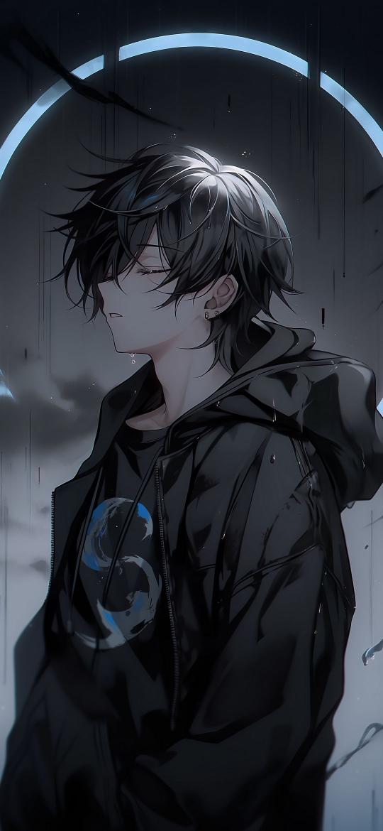 Pensive Anime Boy - Related OpersCraft wallpaper