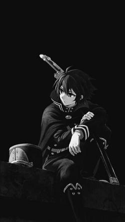 Pensive Anime Swordsman - Related OpersCraft wallpaper