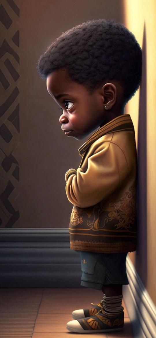 Pensive Boy Portrait - Related Darkify wallpaper