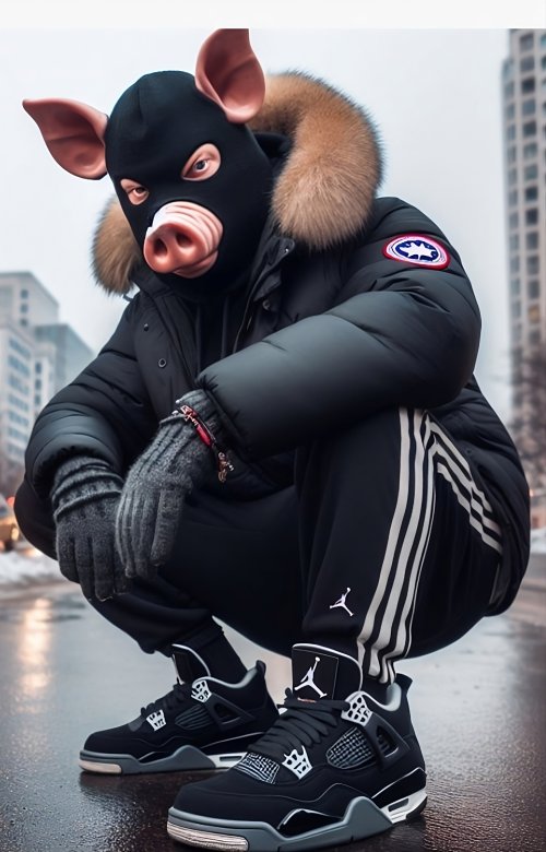Pig Mask Streetwear