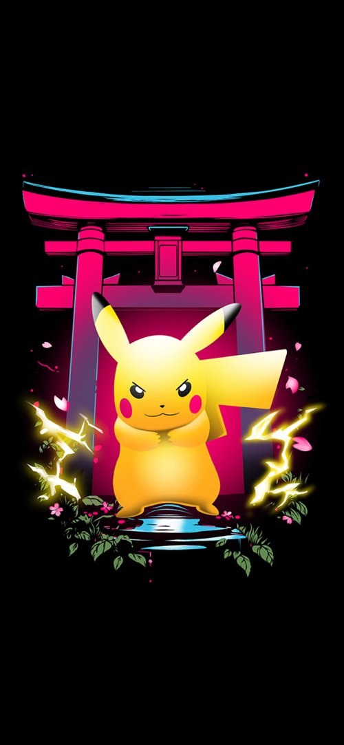 Pikachu Torii Gate - anime Wallpaper