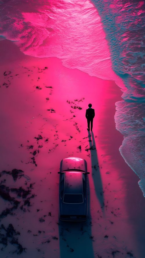 Pink Beach Dreamscape - Related OpersCraft wallpaper