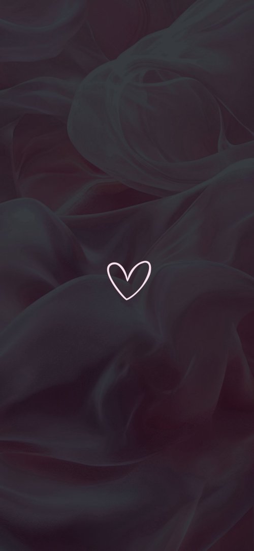 Pink Heart Silhouette