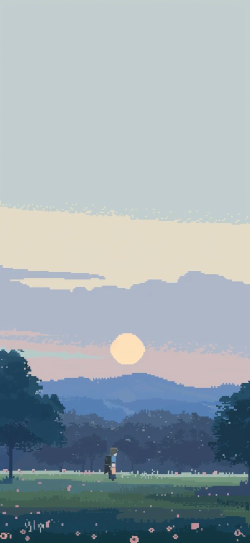Pixel Art Landscape - Related OpersCraft wallpaper