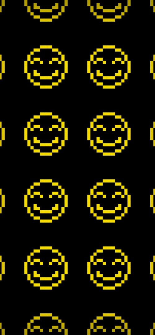 Pixel Smiley Pattern - Related OpersCraft wallpaper