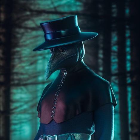 Plague Doctor in Woods - Related OpersCraft wallpaper