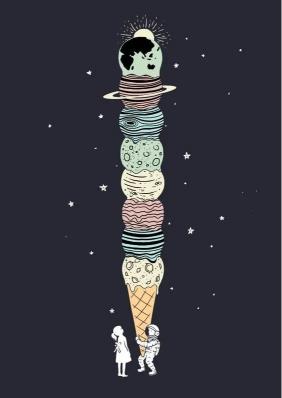Planetary Ice Cream Cone - Related OpersCraft wallpaper