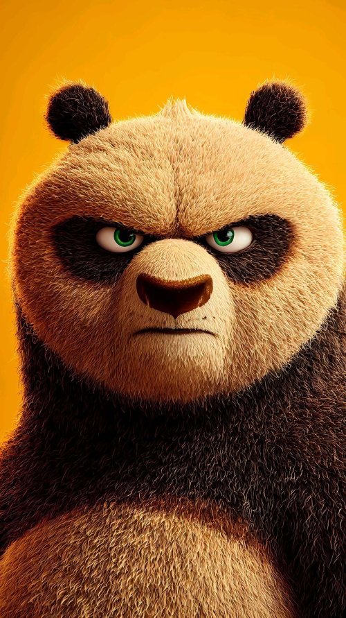 Po's Intense Stare