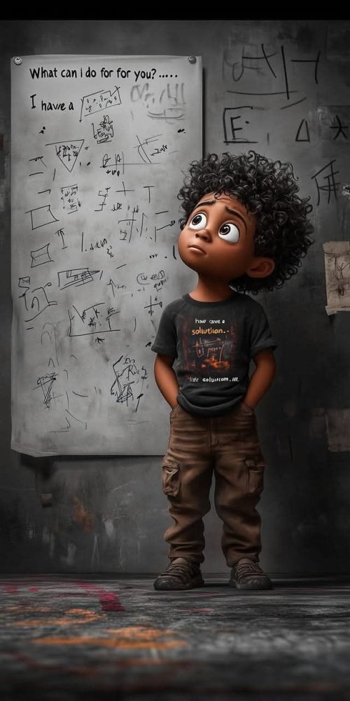 Pondering Boy Cartoon - Related OpersCraft wallpaper
