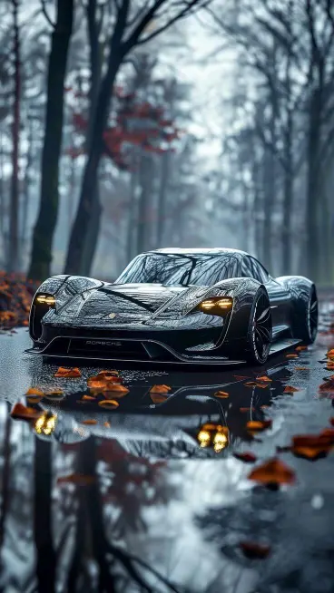 Porsche in Autumn Woods - Related OpersCraft wallpaper
