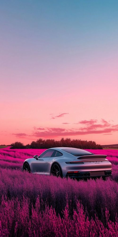 Porsche Lavender Sunset Drive - Related OpersCraft wallpaper