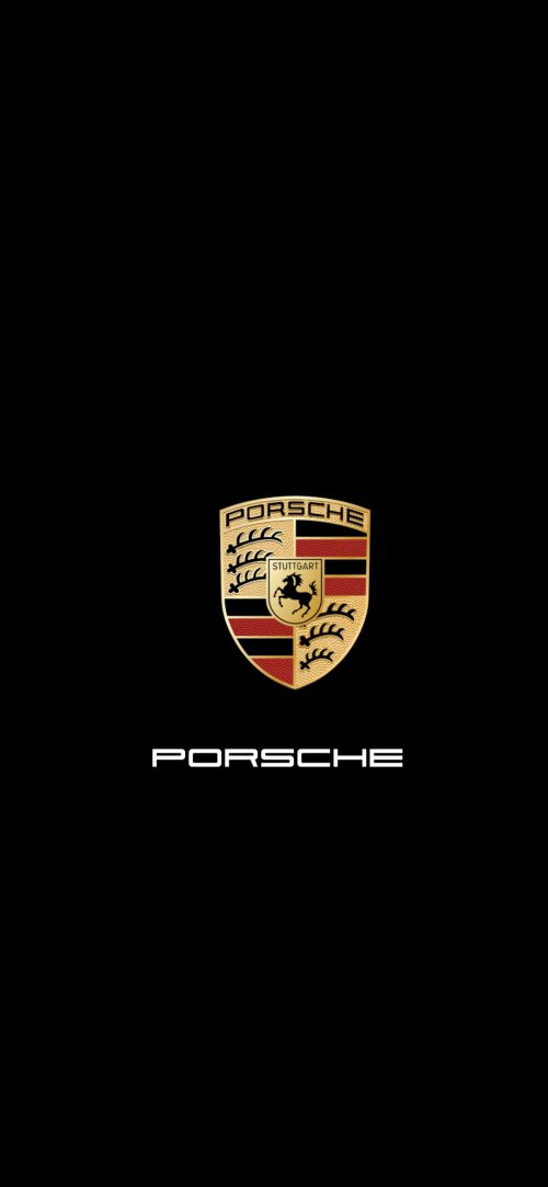 Porsche Logo Black