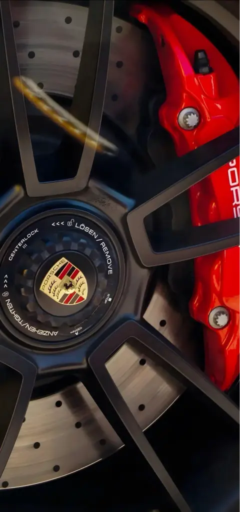 Porsche Wheel Close-Up