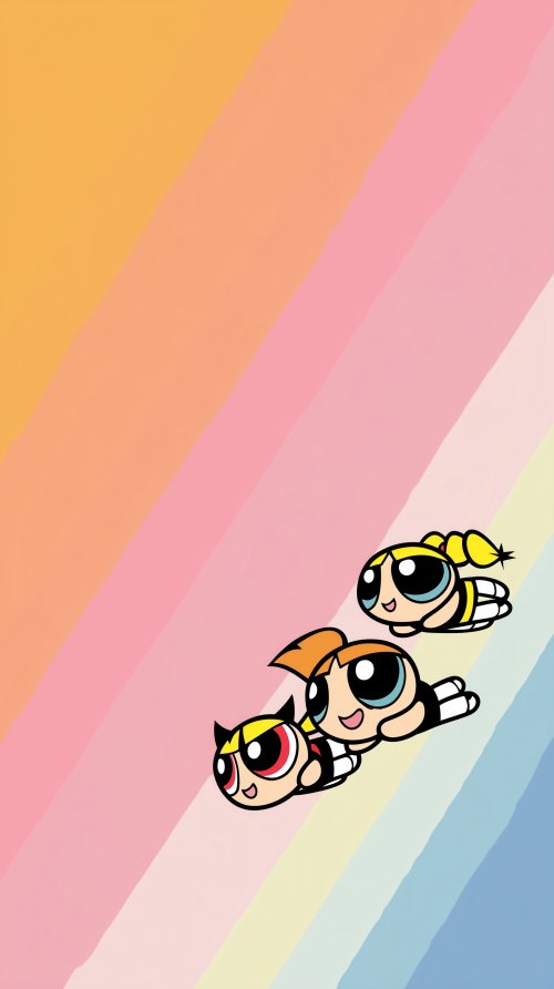 Powerpuff Girls Rainbow Flight - Related OpersCraft wallpaper
