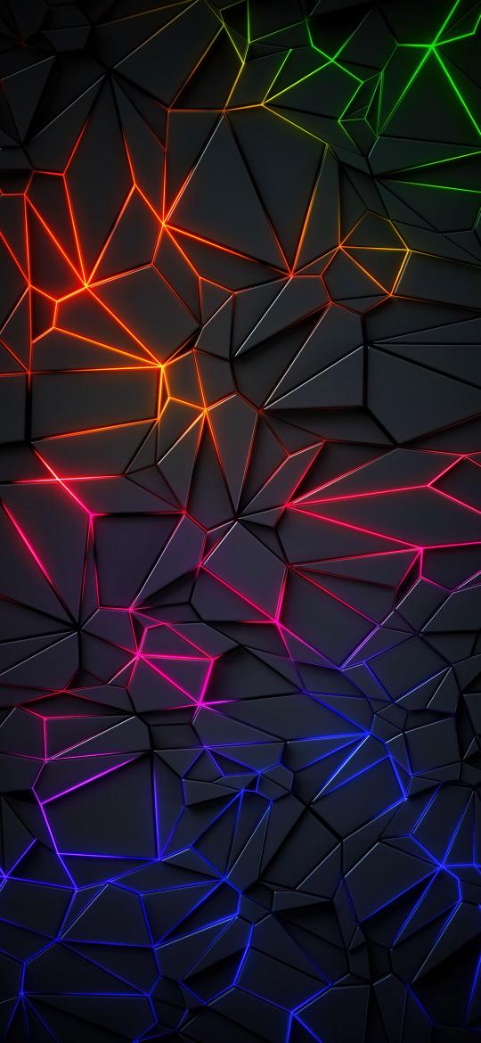 Prismatic Glow Abstract - Related StockWalls wallpaper