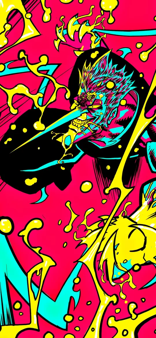 Psychedelic Dragon Warrior - Related Tablet wallpaper