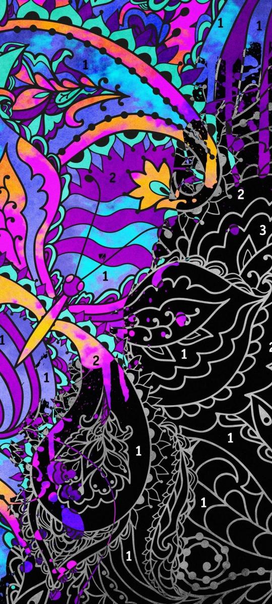 Psychedelic Floral Fusion - Related OpersCraft wallpaper
