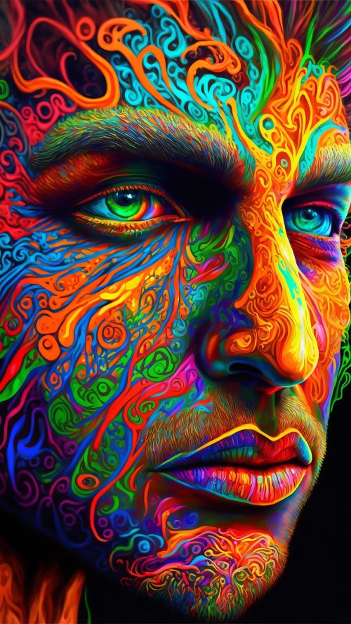 Psychedelic Portrait - Related StockWalls wallpaper