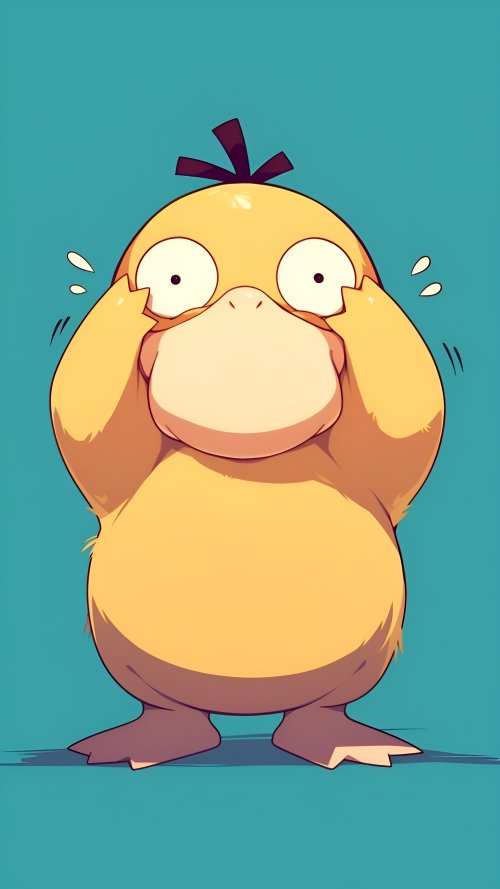 Psyduck's Worried Look - random Wallpaper