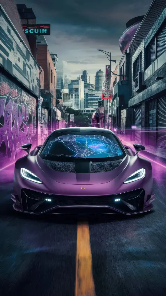Purple City Racer - Related OpersCraft wallpaper
