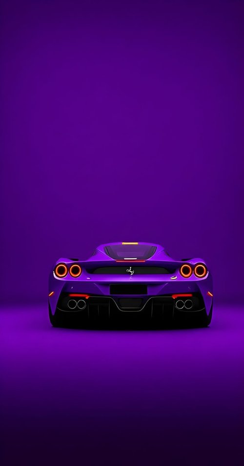 Purple Ferrari Rear View - Related OpersCraft wallpaper