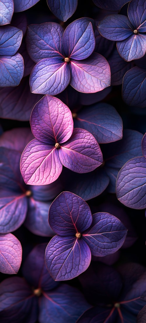 Purple Hydrangea Floral Close-up - Related OpersCraft wallpaper