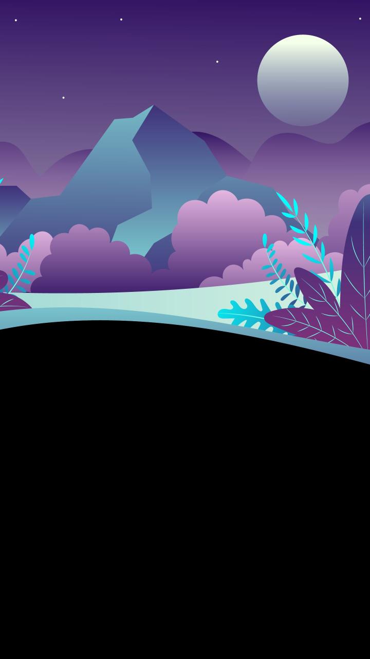 Purple Mountain Landscape - Related OpersCraft wallpaper