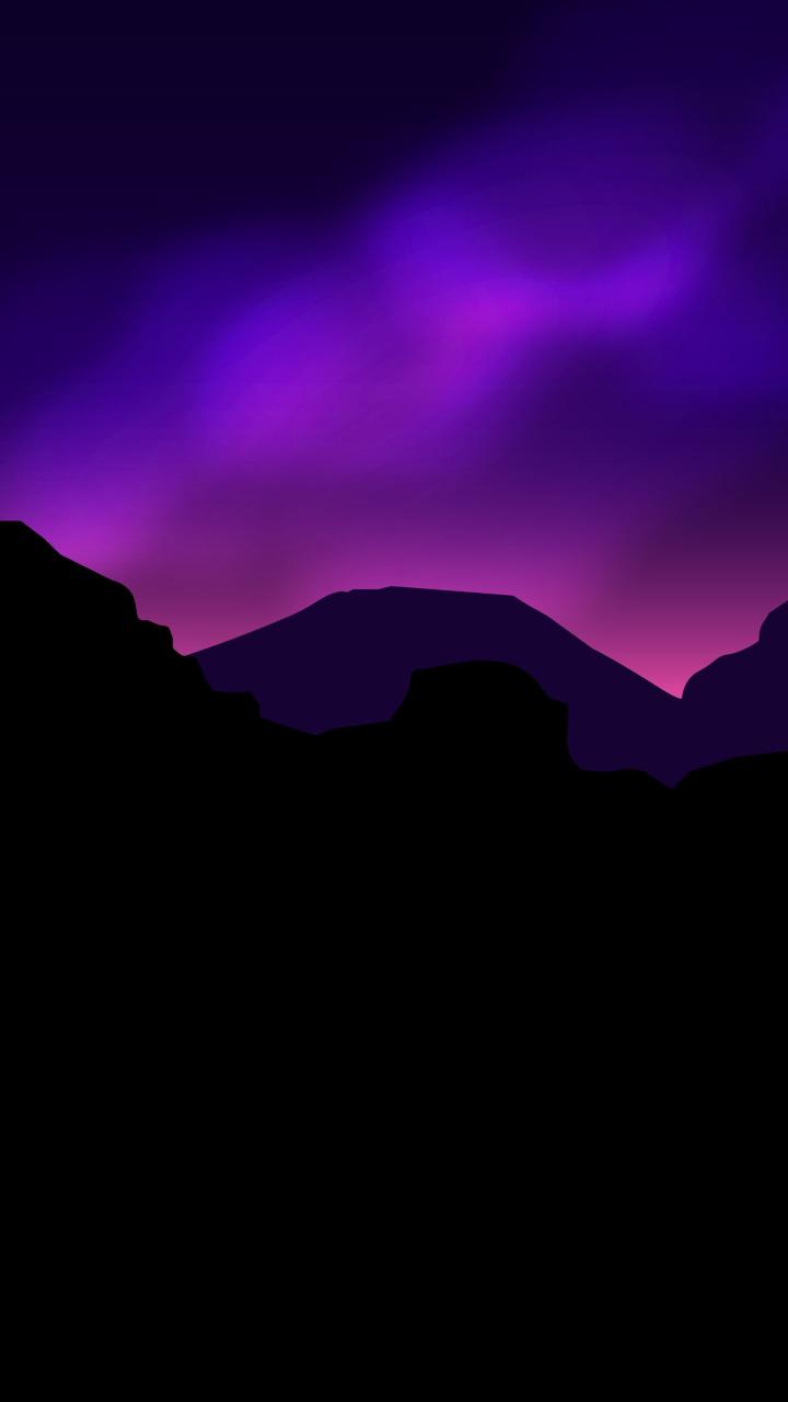 Purple Mountain Silhouette - Related OpersCraft wallpaper