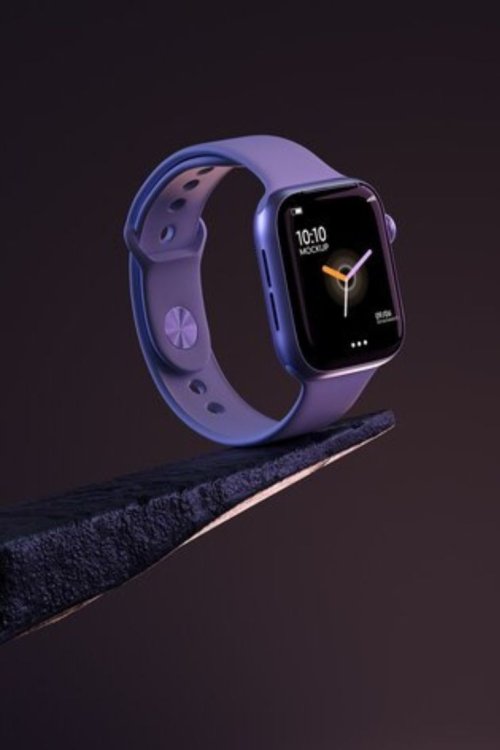 Purple Smartwatch Mockup - random Wallpaper