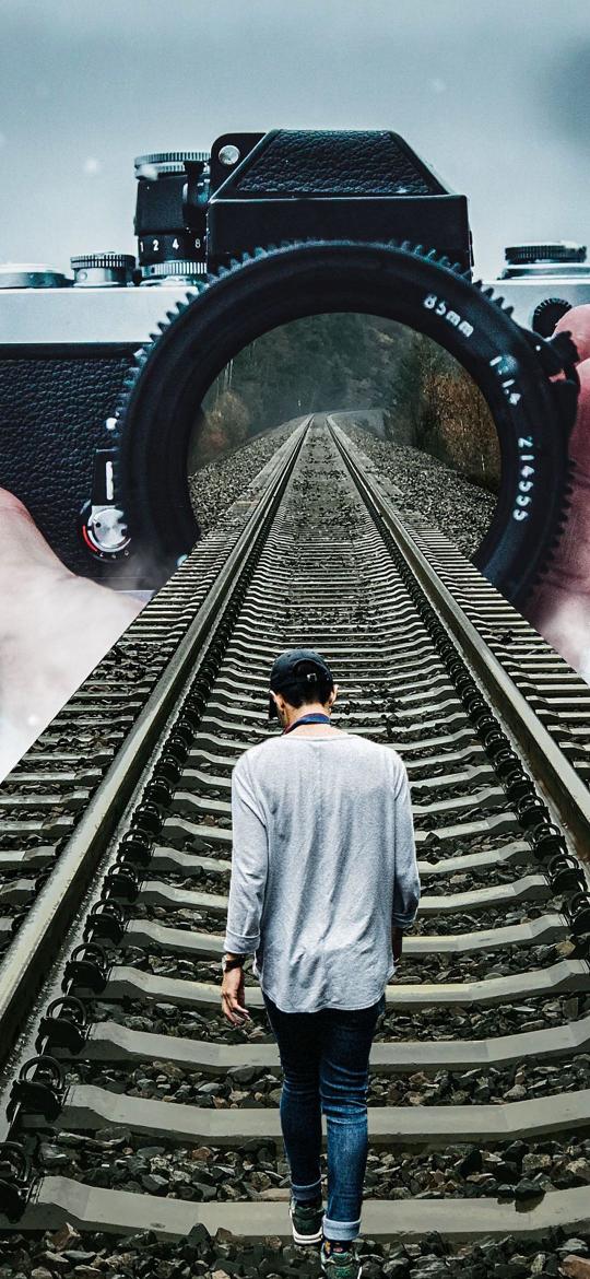 Railroad Camera Perspective - Related OpersCraft wallpaper