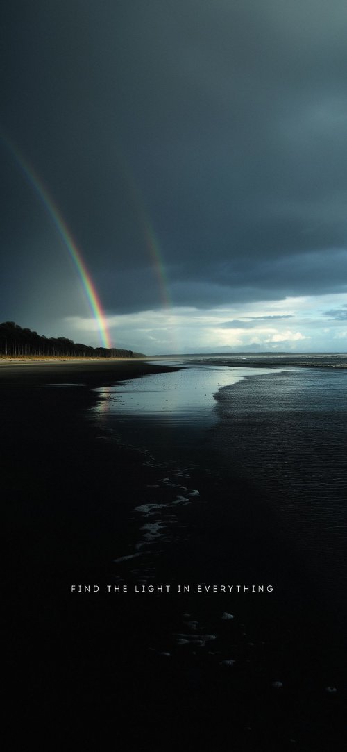 Rainbow Beach Reflection