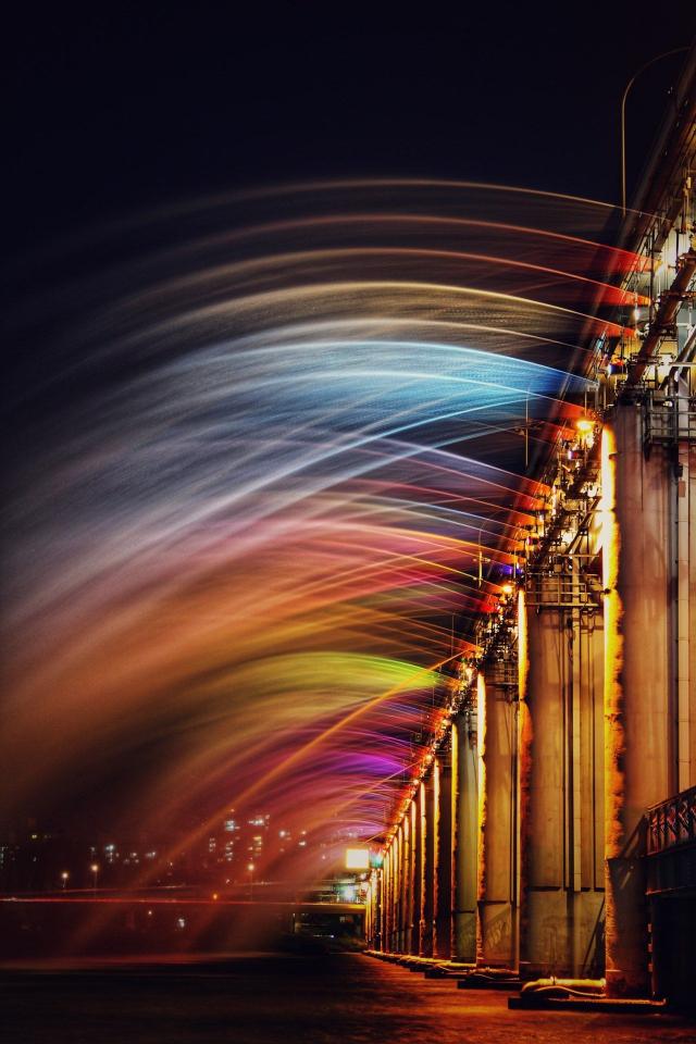 Rainbow Bridge at Night - Related OpersCraft wallpaper