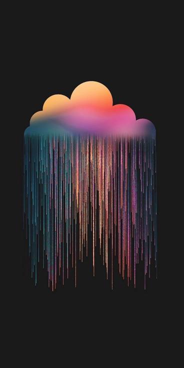 Rainbow Cloud Rain - Related OpersCraft wallpaper