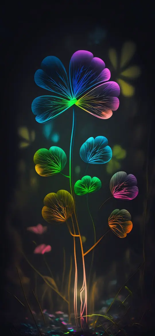 Rainbow Flower Glow - Related OpersCraft wallpaper